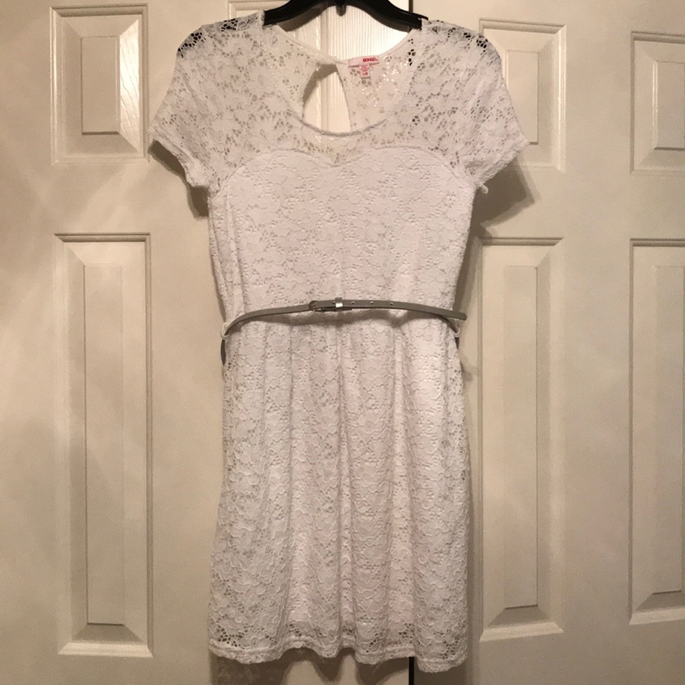 Girls white dress